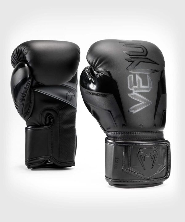 כפפות אגרוף ונום אליט VENUM ELITE EVO BOXING GLOVES - שחור/שחור