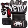 כפפות MMA ונום עור אמיתי - UNDISPUTED 2.0 - שחור לבן