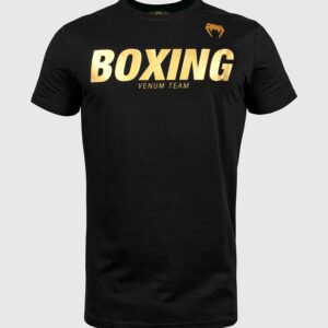 חולצת Venum Boxing VT T- shirt בשחור וזהב