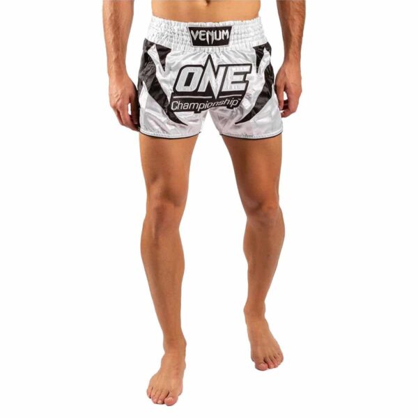 מכנס Venum x ONE FC Muay Thai White/Black