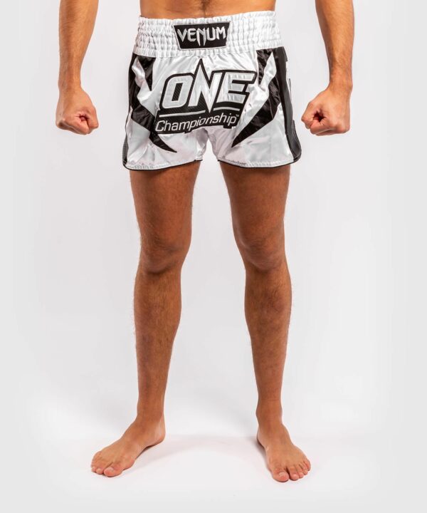 מכנס Venum x ONE FC Muay Thai White/Black