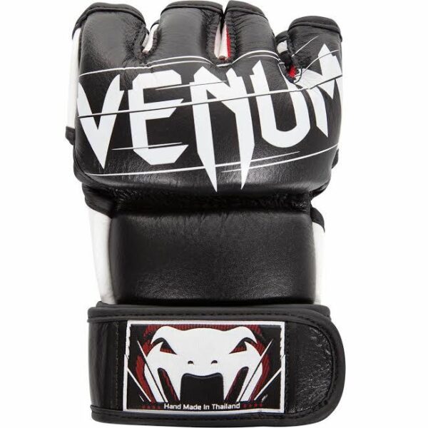 כפפות MMA ונום עור אמיתי - UNDISPUTED 2.0 - שחור לבן