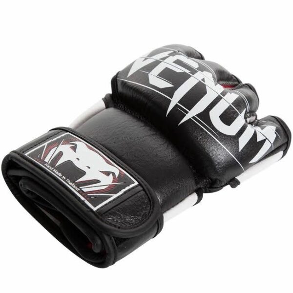 כפפות MMA ונום עור אמיתי - UNDISPUTED 2.0 - שחור לבן