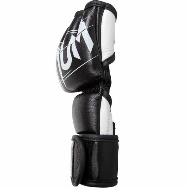 כפפות MMA ונום עור אמיתי - UNDISPUTED 2.0 - שחור לבן