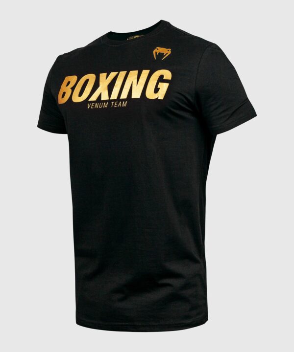 חולצת Venum Boxing VT T- shirt בשחור וזהב