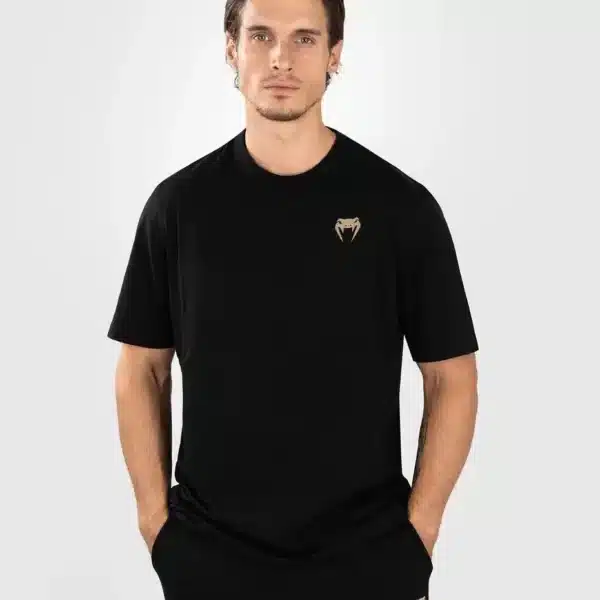 חולצת אימון  Venum Gorilla Jungle Cotton T-Shirt Black Sand