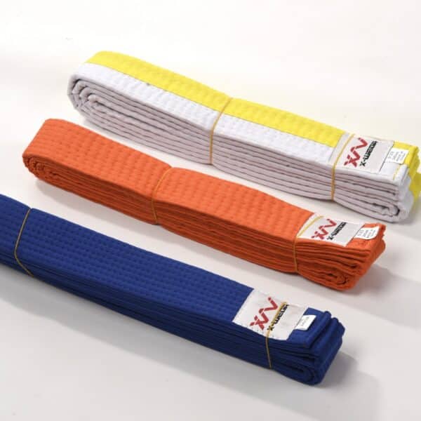 חגורת ג’ודו/קראטה אפקס לילדים ובוגרים, רוחב 4 ס"מ, אורכים 240–310 ס"מ