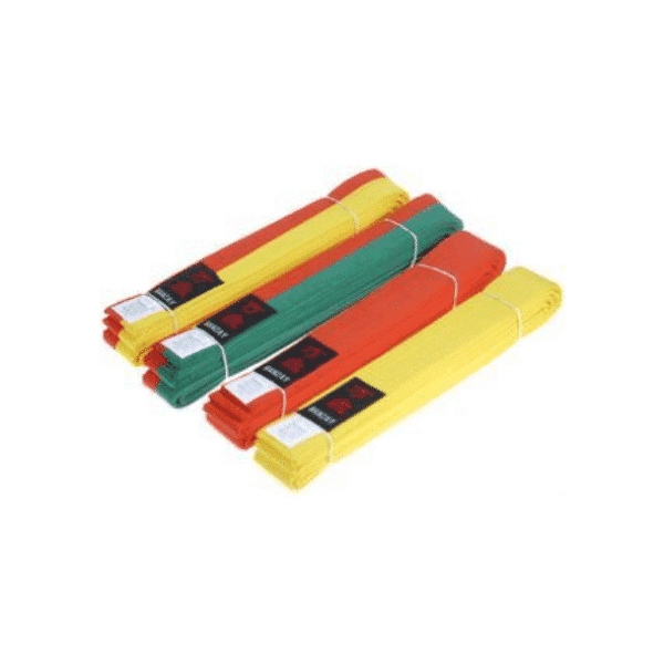 חגורת ג’ודו/קראטה אפקס לילדים ובוגרים, רוחב 4 ס"מ, אורכים 240–310 ס"מ