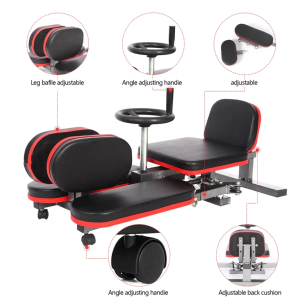 מכשיר גמישות מקצועי עם הגה - pro leg stretcher