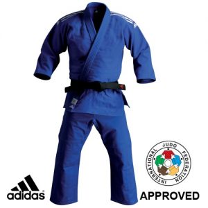 חליפת ג`ודו אדידס כחולה מקצוענית ADIDAS J730 כחולה מאושר ישן לא תקף