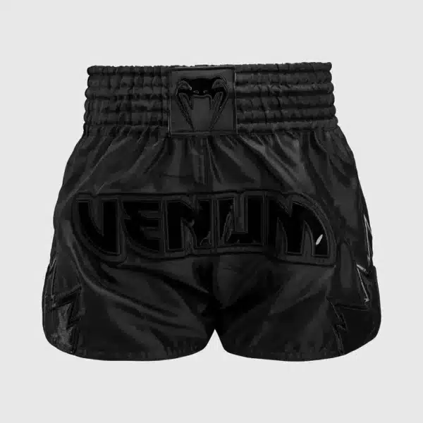 מכנס איגרוף תאילנדי Venum Inferno Muay Thai Shorts - Black/Black