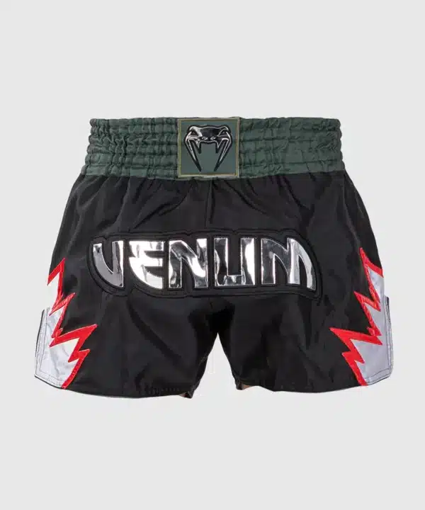 מכנס איגרוף תאילנדי Venum Inferno Muay Thai Shorts - Deep Black/Khaki