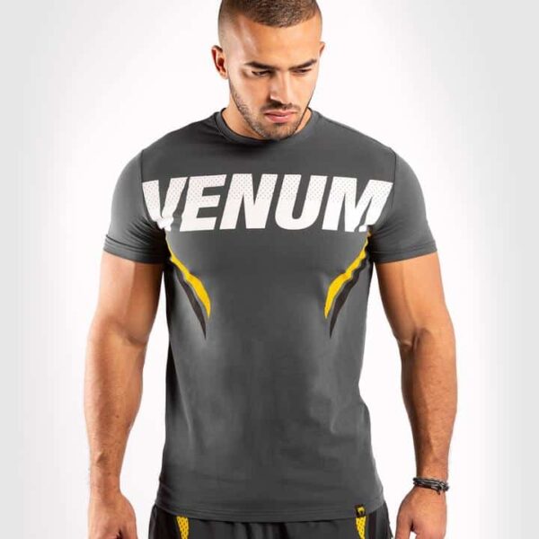 חולצת Venum ONE FC Impact Dry Tech T-Shirt -אפור צהוב