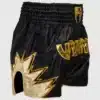 ⁦מכנס איגרוף תאילנדי Venum Inferno Muay Thai Shorts - Black/Gold⁩ – תמונה ⁦3⁩