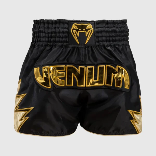 מכנס איגרוף תאילנדי Venum Inferno Muay Thai Shorts - Black/Gold