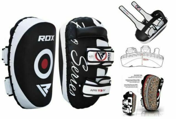 כרית אמה RDX T3 Muay Thai Kick Pads – עור אמיתי