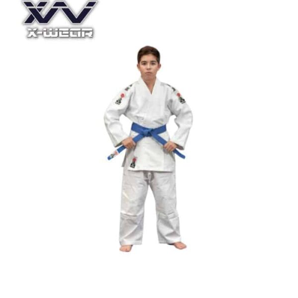 חליפת ג'ודו לבנה 350G מבית אקסוור