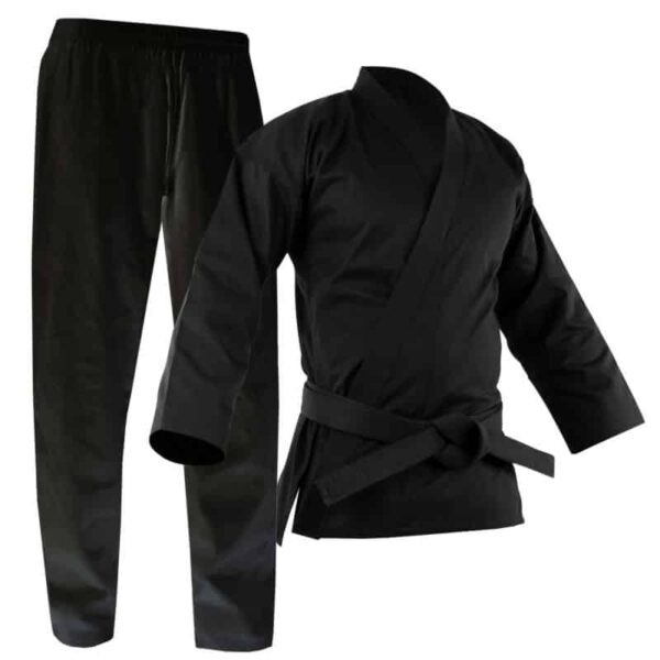 תחפושת פורים חליפה שחורה קראטה נינג'ה סמוראי לכל המידות