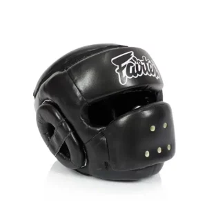 מגן ראש כולל מגן אף של פיירטקס FAIRTEX Full Face Protector Headguard