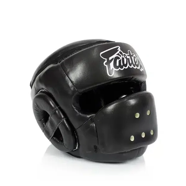 מגן ראש כולל מגן אף של פיירטקס FAIRTEX Full Face Protector Headguard
