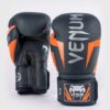 כפפות איגרוף VENUM ELITE BOXING GLOVES - כחול כתום עם כסף