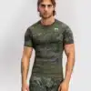 ראשגארד קצר ירוק צבאי Venum G-Fit Air Men's Short Sleeve Rashguard - Army Camo