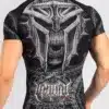 ⁦ראשגארד קצר אפור שחור Venum Gladiator 5.0 Men's Short Sleeve Rashguard - Black/Silver⁩ – תמונה ⁦2⁩