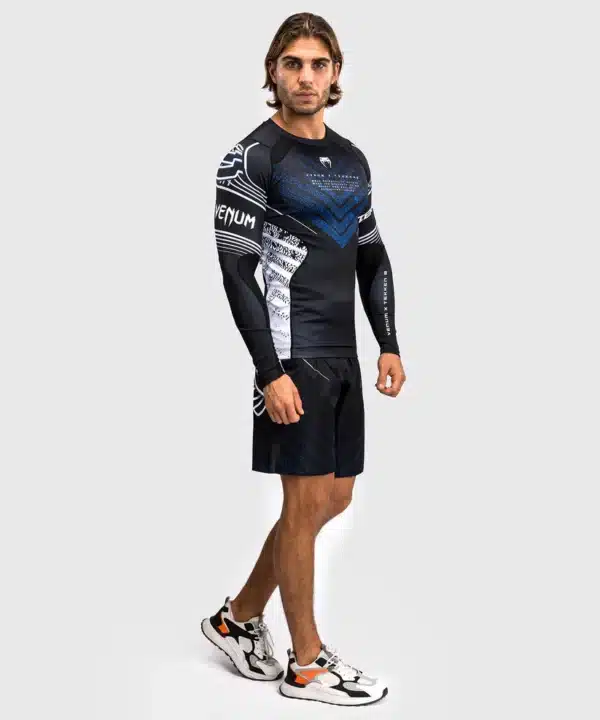 ראשגארד שרוול ארוך Venum x TEKKEN 8 - Jin Kazama Rashguard - Blue/Black/White