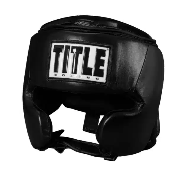 מגן ראש מקצועי עור אמיתי TITLE Boxing Hi-Performance Headgear 2.0