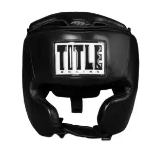 מגן ראש מקצועי עור אמיתי TITLE Boxing Hi-Performance Headgear 2.0