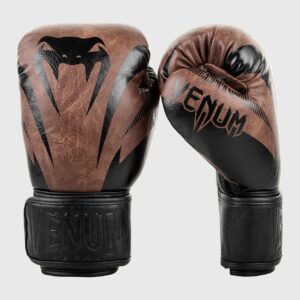 כפפות איגרוף ונום אימפקט  VENUM IMPACT BOXING GLOVES - חום שחור 14oz