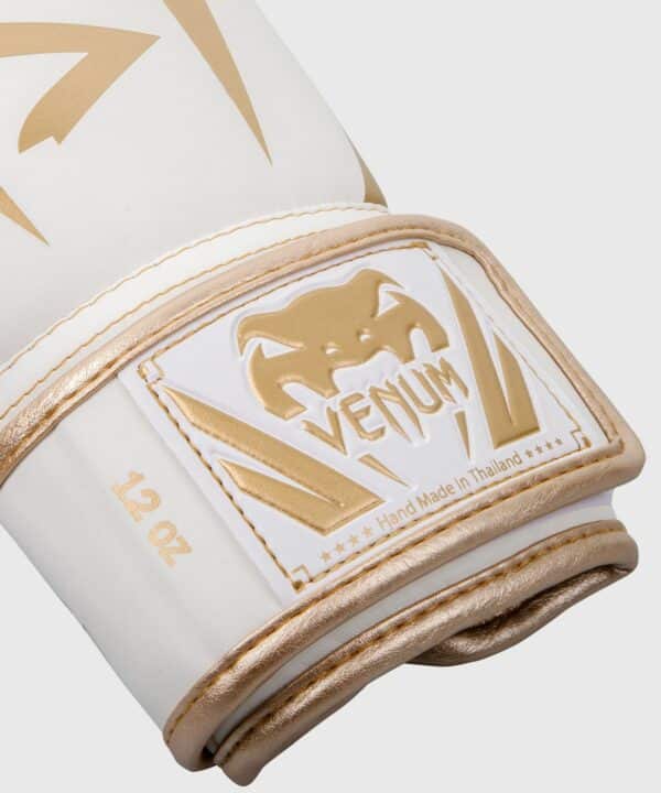 כפפות איגרוף VENUM ELITE BOXING GLOVES - לבן זהב