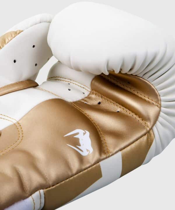 כפפות איגרוף VENUM ELITE BOXING GLOVES - לבן זהב