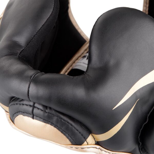 [Venum Elite Headgear] Black/Gold - מגן ראש ונום אליט שחור/זהב