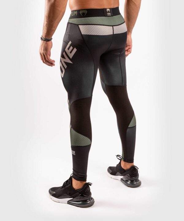 טייץ Venum ONE FC Impact Compression Tights - שחור חאקי
