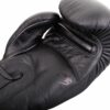⁦כפפות איגרוף ונום עור אמיתי   Venum "Giant 3.0" Boxing Gloves - שחור שחור⁩ – תמונה ⁦4⁩