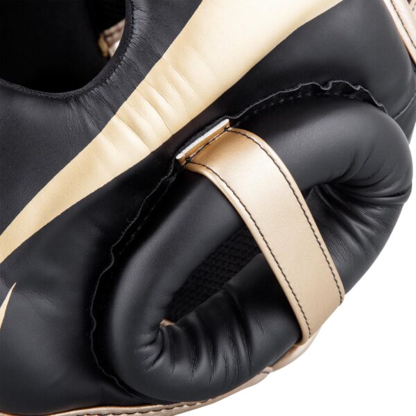 [Venum Elite Headgear] Black/Gold - מגן ראש ונום אליט שחור/זהב