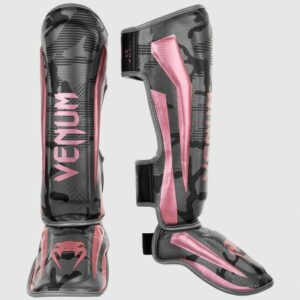 [Venum Elite Shinguards] Gray/Camo/Pink - מגני רגלים ונום אליט