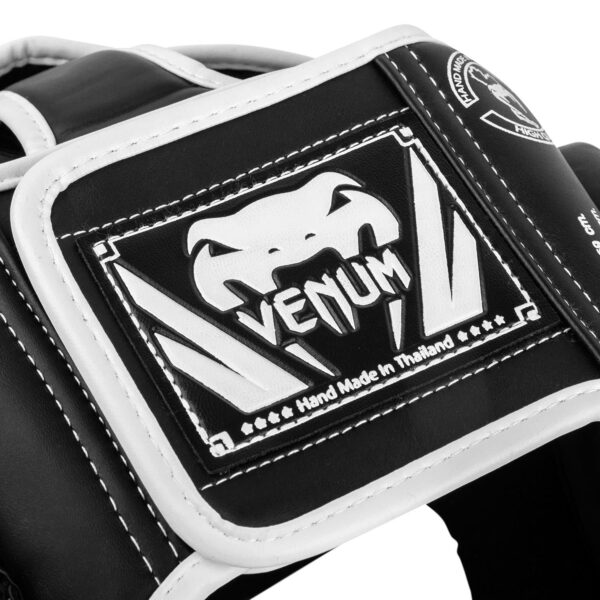 [Venum Elite Headgear] Taille Unique Black/White - מגן ראש ונום אליט ייחודי שחור/לבן