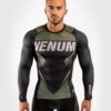 חולצת Venum ONE FC Impact Rashguard - Long Sleeves שחור חאקי