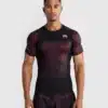 חולצת ראשגארד Venum G-Fit Air Men's Short Sleeve Rashguard - Deep Black/Fire Red