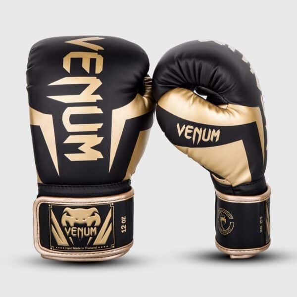 כפפות אגרוף Venum Elite Boxing Gloves שחור זהב