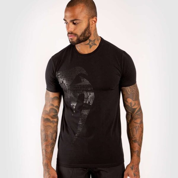 [Venum Giant T-shirt] Black Matte - חולצת ונום שחור מט