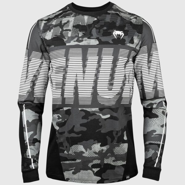 חולצת Venum Tactical T-shirt - Long Sleeves שחור אפור