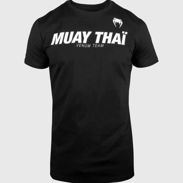 חולצת Venum Muay Thai VT T-shirt - שחור לבן