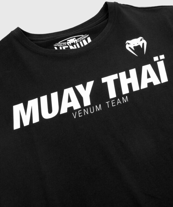 חולצת Venum Muay Thai VT T-shirt - שחור לבן