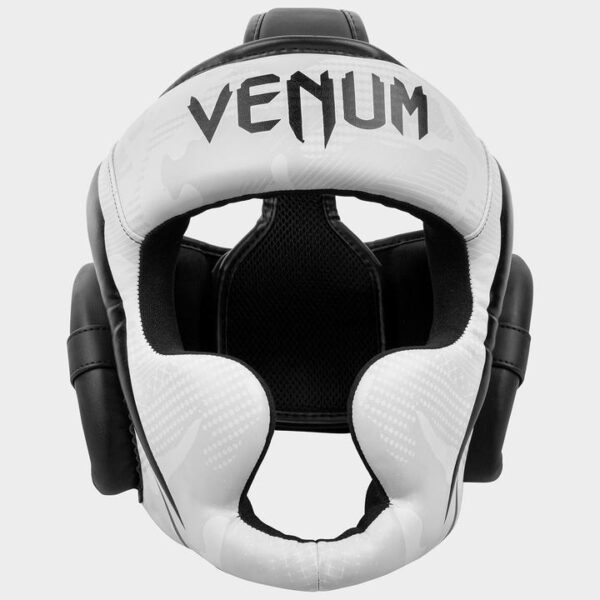 מגן ראש ונום Venum Elite Boxing Headgear - לבן קאמו