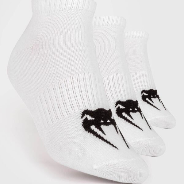 VENUM CLASSIC FOOTLET SOCK - SET OF 3 - WHITE/BLACK גרבי ונום קלאסיק סט שלישיה לבן/שחור