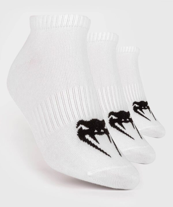 VENUM CLASSIC FOOTLET SOCK - SET OF 3 - WHITE/BLACK גרבי ונום קלאסיק סט שלישיה לבן/שחור