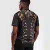 ⁦חולצת ונום דרייפט שחורה -Venum Tiger Men's Dry Tech T-Shirt - Black/Neon Orange⁩ – תמונה ⁦2⁩